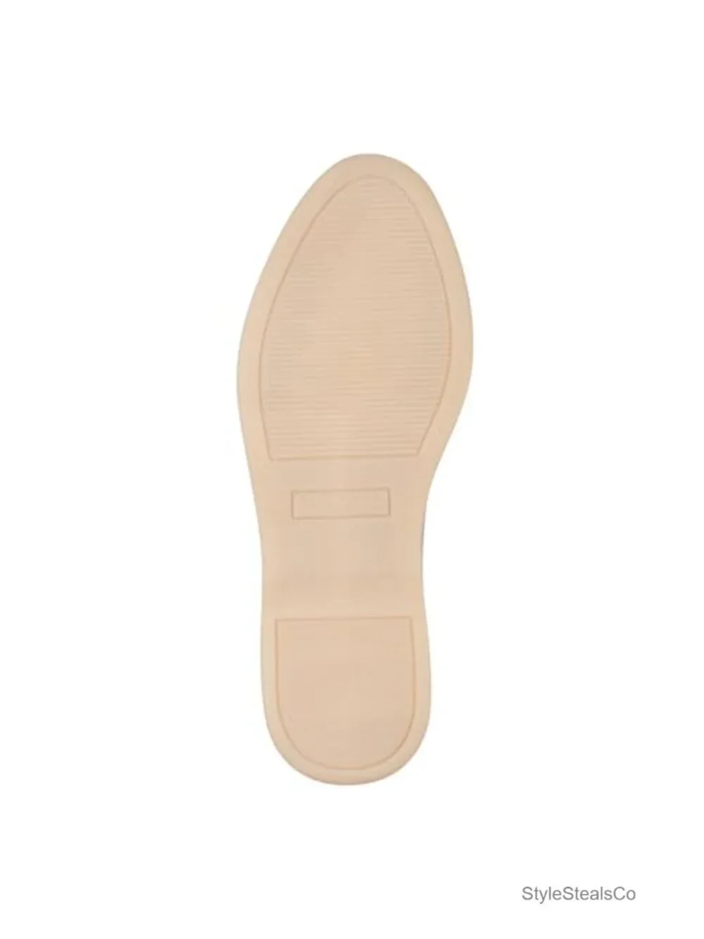 Suede Loafer with Slip-On Closure, Almond Toe, 0.87